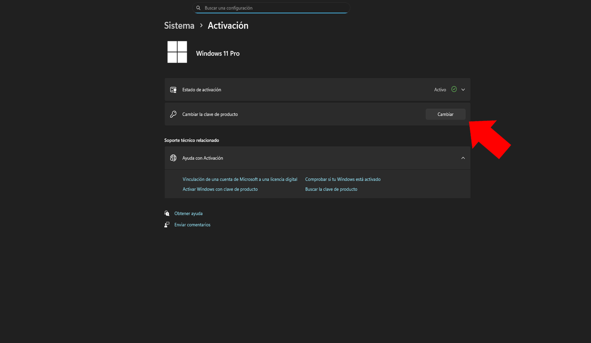 Paso 3: Botón cambiar clave
